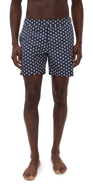 Orlebar Brown Bulldog Lumina Swim Shorts 6.25 Night Iris/Latte 36