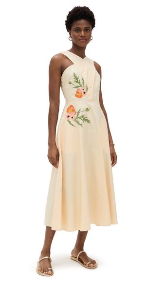 Fanm Mon Samie Dress Light Yellow L