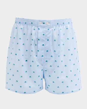 Men's Ledbury Micro-Elephant Boxer Shorts