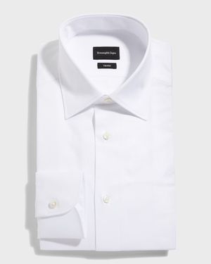 Men's Trofeo Solid Regular-Fit Dress Shirt