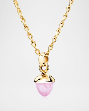MIKADO BOUQUET 18k Gold Pink Tourmaline Pendant
