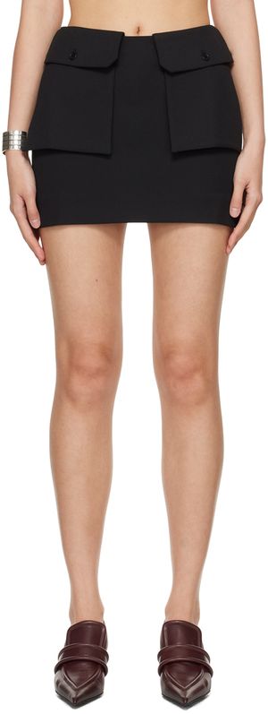 Beaufille Black Zeigler Miniskirt