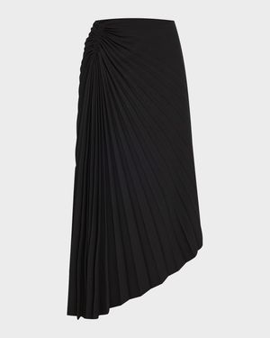 Tracy Pleated Midi Skirt