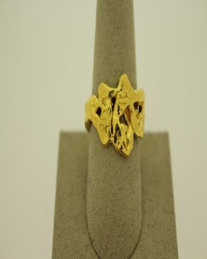 22KY CHARMING TREPPE RING