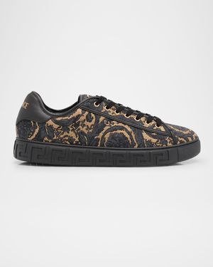 Men's Baroque Jacquard Low-Top Sneakers