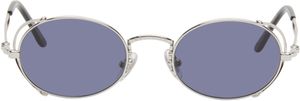 Jean Paul Gaultier Lunettes de soleil 55-3175 argentées