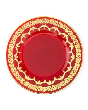 Red Oro Bello Dinner Plate, Set of 4