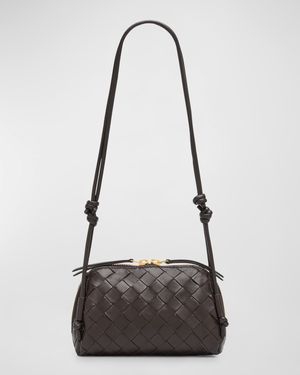 Zip Leather Pouch Shoulder Bag