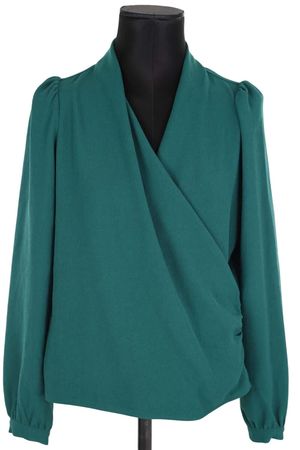 Sezane - Seconde Main - Blouse - Taille XS - Vert