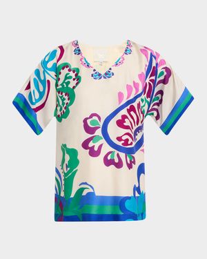 Slater Floral & Paisley-Print Tunic