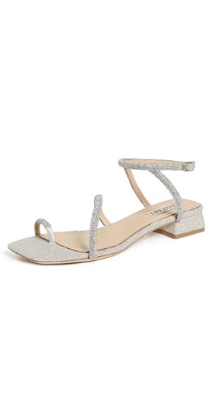 Badgley Mischka Dakotah Sandals Silver 6.5