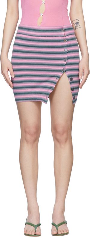 Gimaguas Pink Jacaranda Mini Skirt