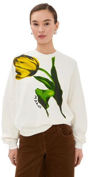Marni Tulip Pullover Natural White 36