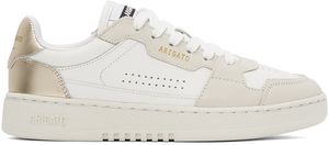 Axel Arigato Baskets basses Dice blanc et doré