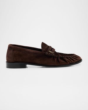 Men's Suede Cassandre Penny Loafers