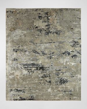 Driftwood Hand-Knotted Rug, 10' x 14'