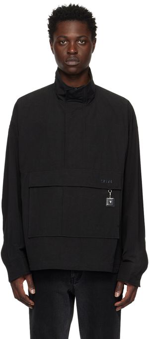 WOOYOUNGMI Black Half-Zip Jacket