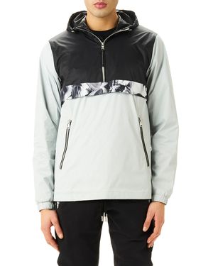 Men's Hanover Metallic-Knit 1/4-Zip Popover Jacket