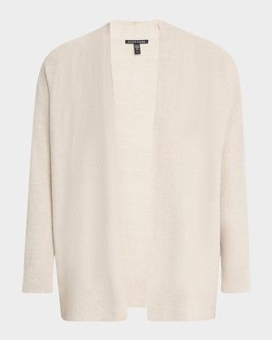 Open Organic Linen-Cotton Cardigan