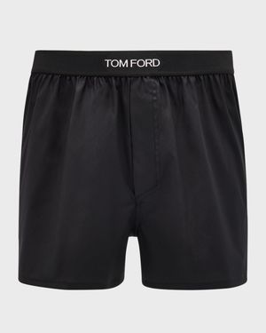 Men's Cotton Poplin Stretch Boxer Shorts