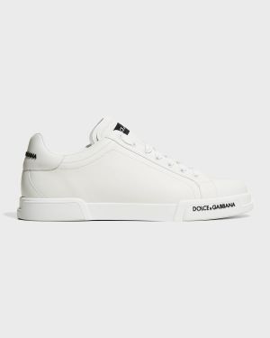 Men's Portofino Calf Leather Low-Top Sneakers