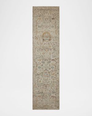 Prescott Hand-Knotted Runner, 3' x 10'
