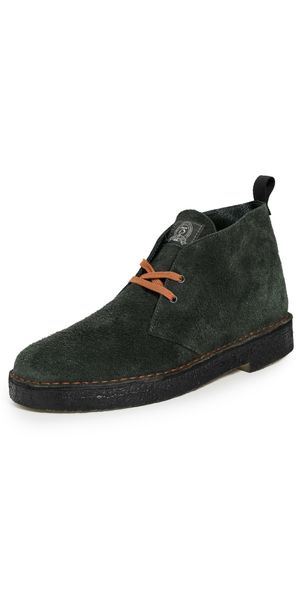 Clarks 75th Anniversary Suede Desert Boots Loden Green Suede 9.5