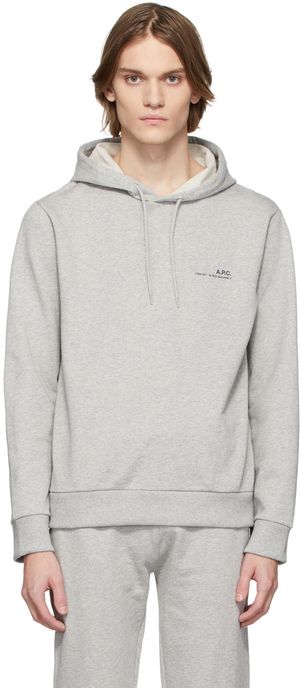 A.P.C. Grey Item Hoodie