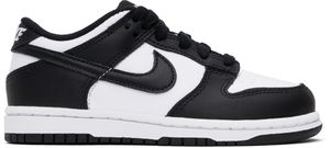 Nike Little Kids White & Black Dunk Low Sneakers
