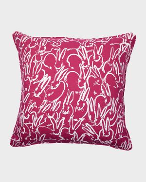 Fluffle Khadi Double-Sided Pillow, 22" Square