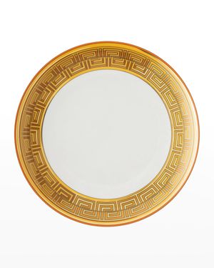 Medusa Amplified Orange Coin Dinner Plate