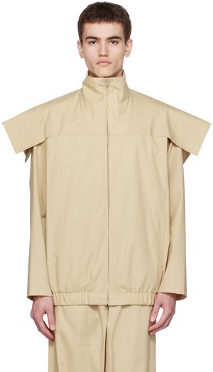 CHLOé NARDIN Blouson de survêtement Angel beige