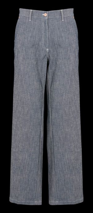 Momoni - Jean droit en coton mélangé - Taille 44 - Jean brut