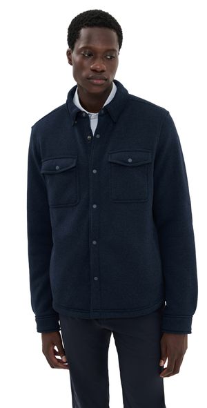 Rhone Fleece Shacket True Navy XL