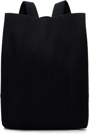 HOMME PLISSÉ ISSEY MIYAKE Black Pleats Backpack