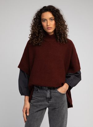 An'ge - Pull col roulé - Taille M/L - Beige
