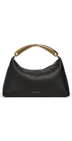 Mansur Gavriel Metal Handle Rhea Bag Black One Size
