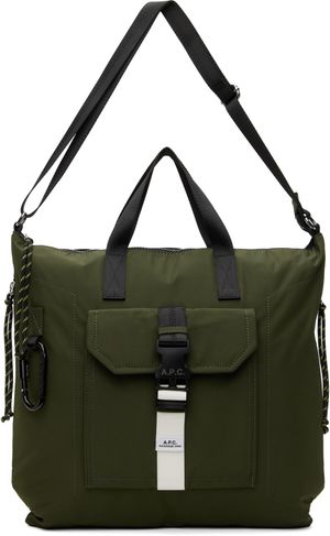 A.P.C. Khaki Trek Tote