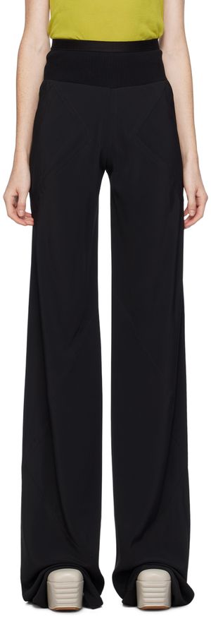 Rick Owens Black Bias Lounge Pants