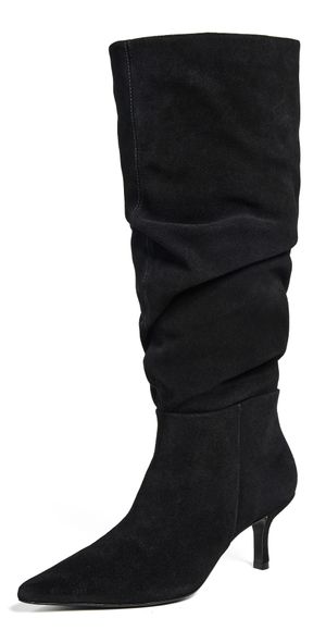 SIMKHAI Jordi Suede Slouch Boots Black 40