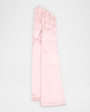 Stretchy Satin Opera Gloves