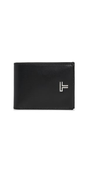 TUMI Double Billfold Wallet Black Noir One Size