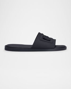 Men's Rubber Beachwear Pool Slides