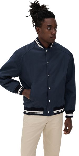 Maison Kitsuné Teddy Jacket Deep Navy S
