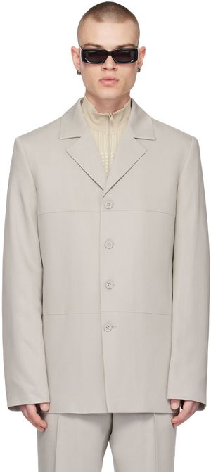 MISBHV Taupe Tailored Blazer
