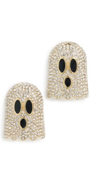 BaubleBar Shimmer My Spirits Earrings Clear/Gold One Size