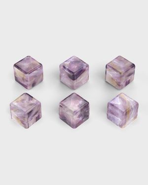 Amethyst Cubes, Set of 6