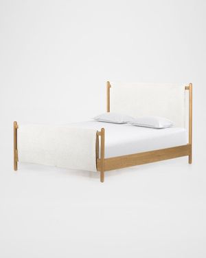 Bowen Faux Sheepskin King Bed