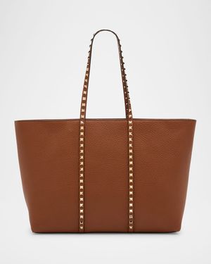 Rockstud Medium Leather Tote Bag