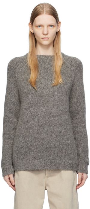 TOTEME Gray Raglan Sweater